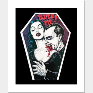 Vampira & Bela Lugosi Posters and Art